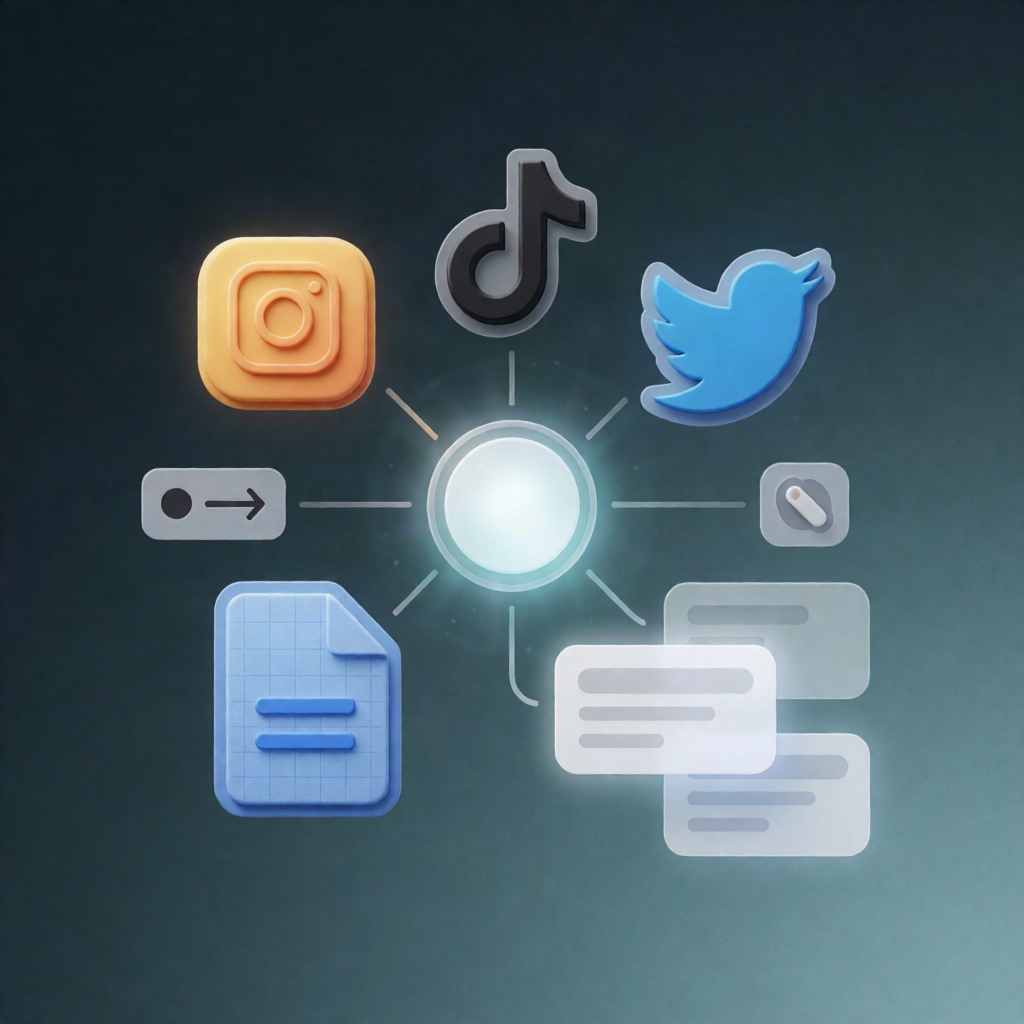 n8n Workflow: Log Social Media & Google Search to Sheets