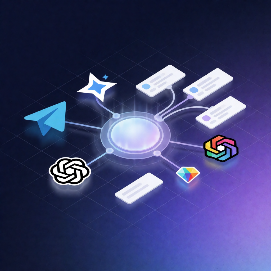 Telegram Multi-Provider AI Chat Agent (n8n) | Claude, GPT & Gemini