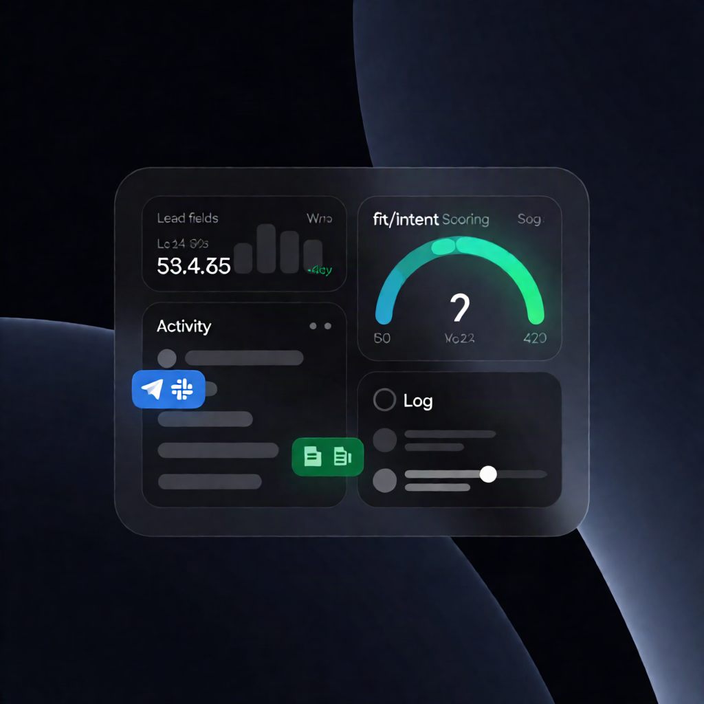 n8n Lead Scoring Workflow: Gemini Enrichment to Slack & Sheets