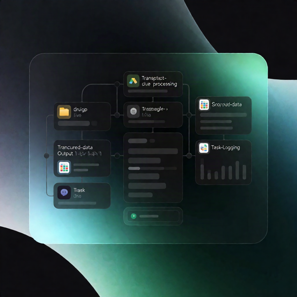 Google Drive Meeting Action Extractor with Gemini & Sheets