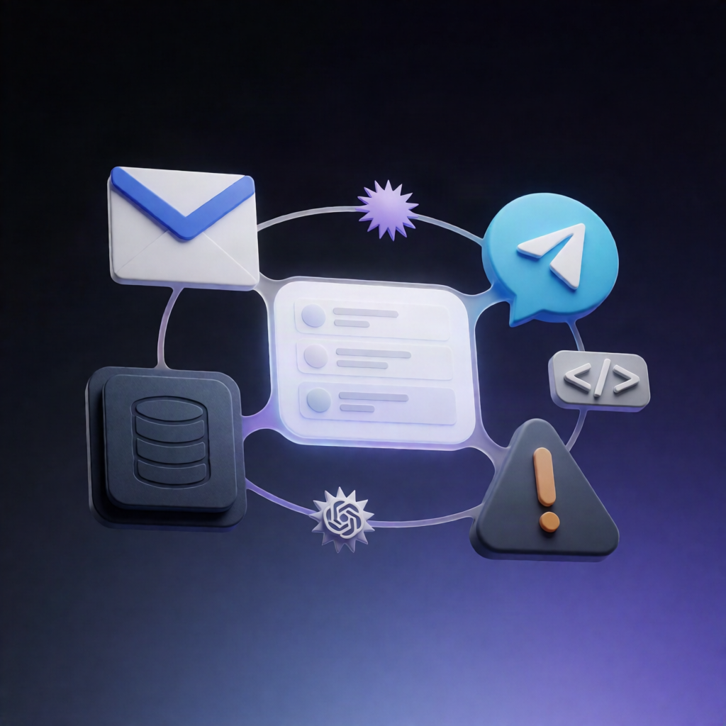 n8n Expense Receipt Automation: Gmail + Telegram to Notion