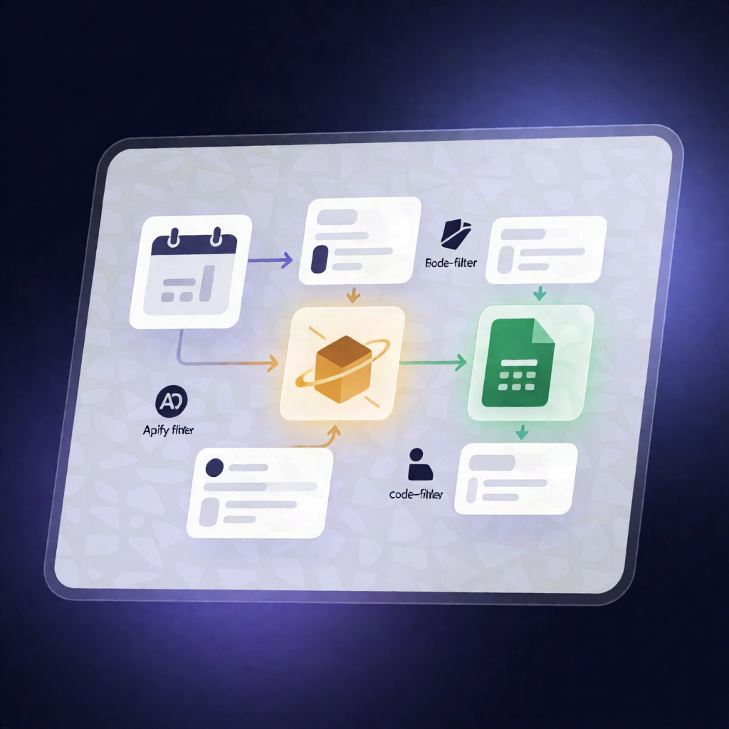 Log Google Jobs to Google Sheets Daily (Apify + n8n)