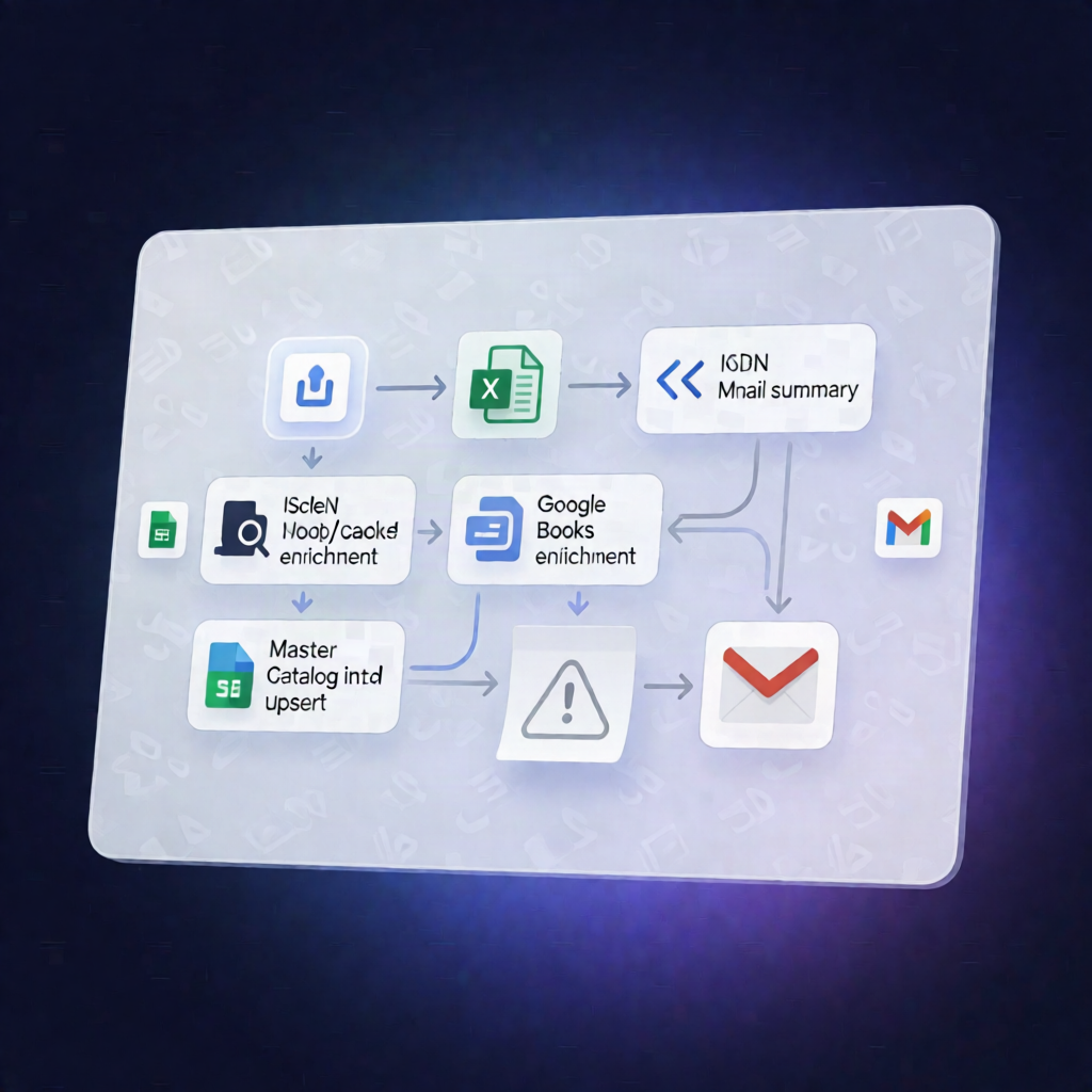 n8n Workflow: Clean Library Catalogs with Google Books & Gmail