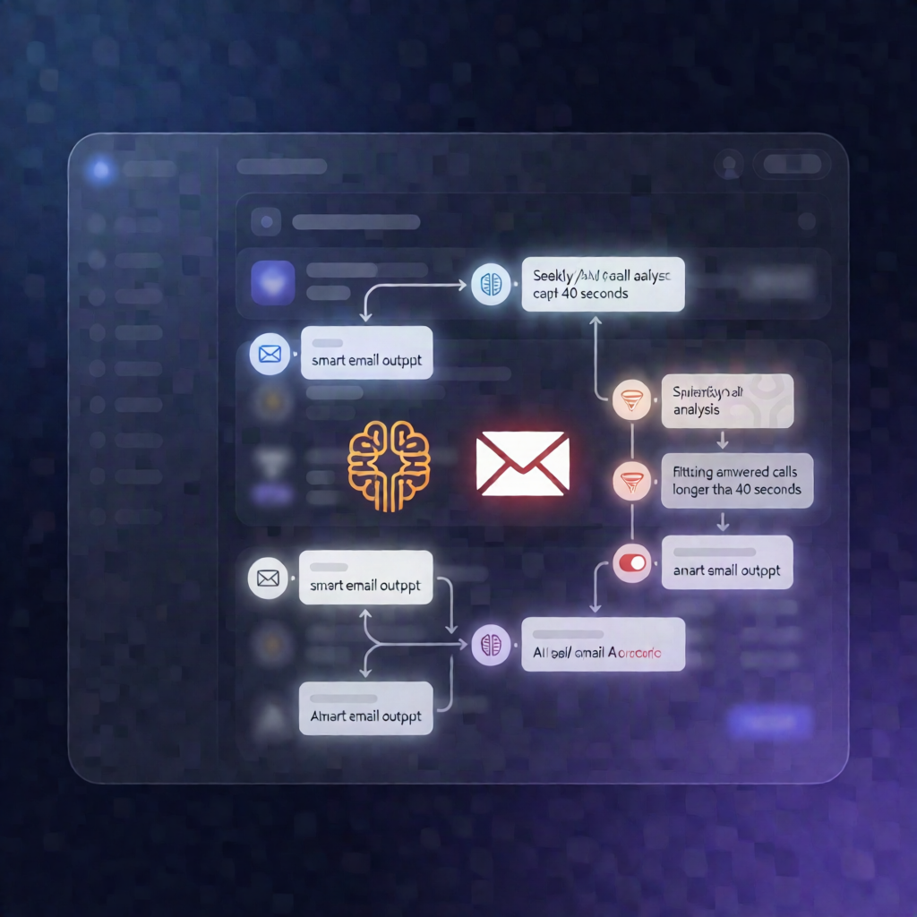 Weekly NUACOM Call Analysis Email via OpenAI & Gmail (n8n)