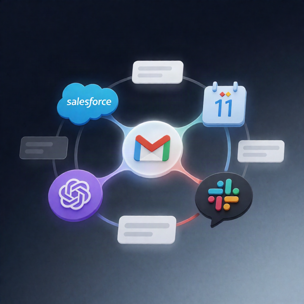 n8n Salesforce Risk Analysis: Gmail & Calendar Alerts