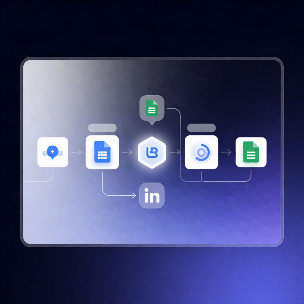 LinkedIn Enrichment in Google Sheets with n8n + Datacircle