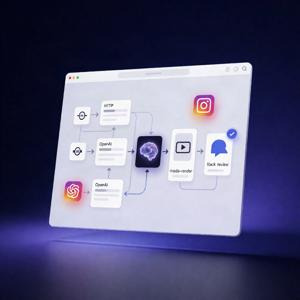 UGC Instagram Reels from Product URLs with OpenAI + Slack