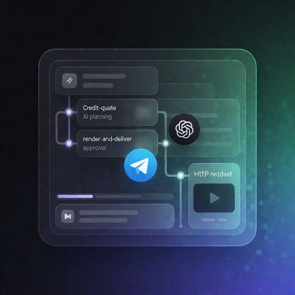 Telegram Video Brief to Zvid MP4 n8n Workflow (OpenRouter GPT-4.1)