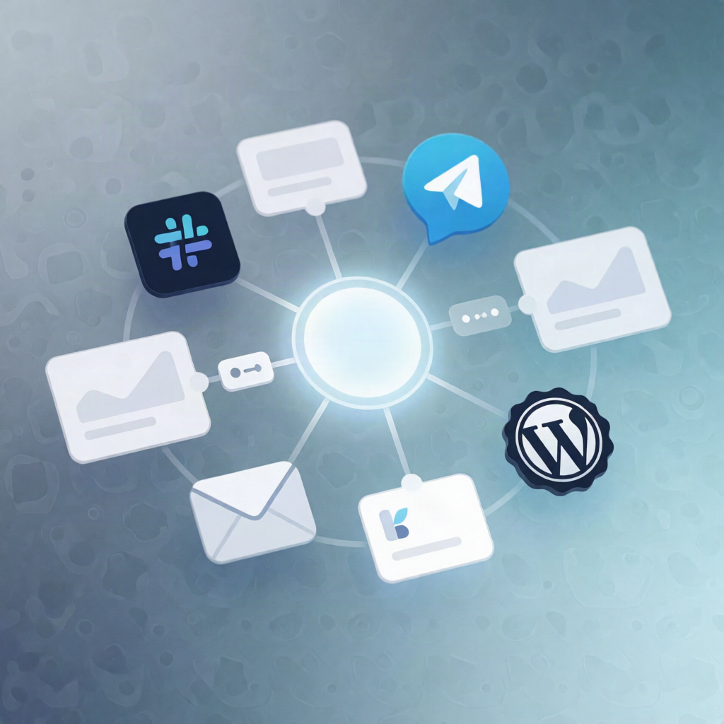 Daily WordPress Plugin Stats to Slack, Telegram & Email (n8n)