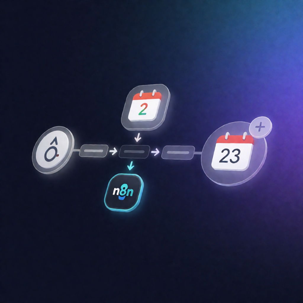 n8n Workflow: Auto Add Event to Google Calendar
