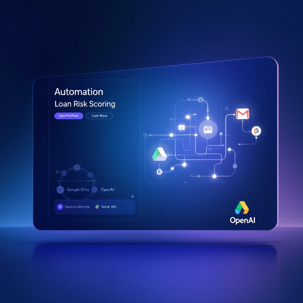 Automate Loan Risk Scoring with Google Drive & OpenAI