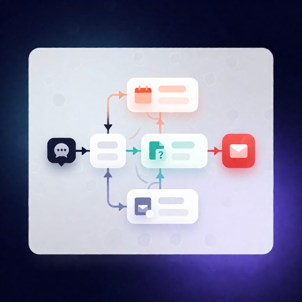 Website Chat Lead Routing with n8n: Calendly, FAQs & Gmail