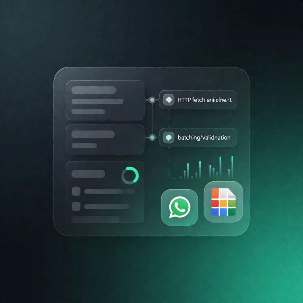 n8n Workflow: Google Places Lead Enrichment to Google Sheets