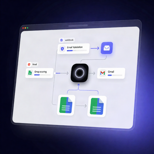 n8n Webhook Property Lead Scoring with Groq + Google Sheets