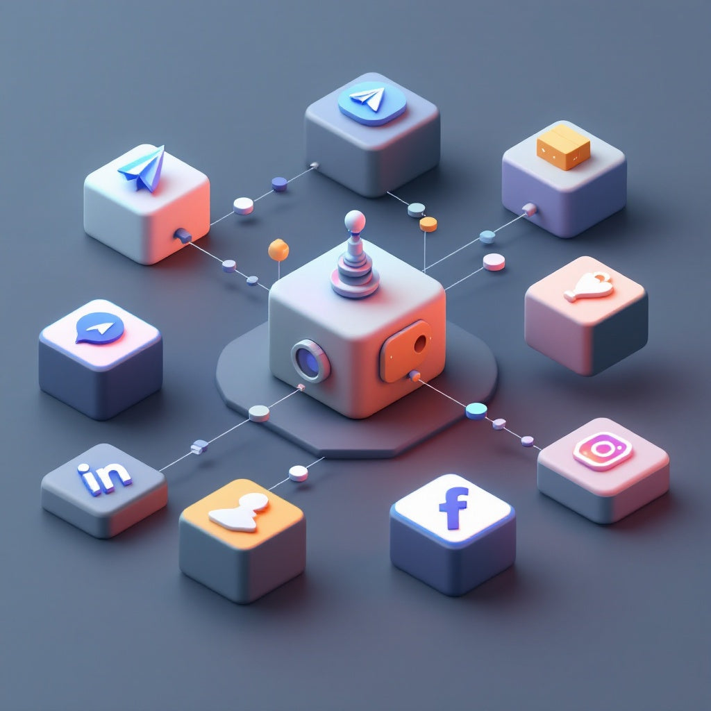 Automate Social Media Posts from Telegram with AI & Blotato
