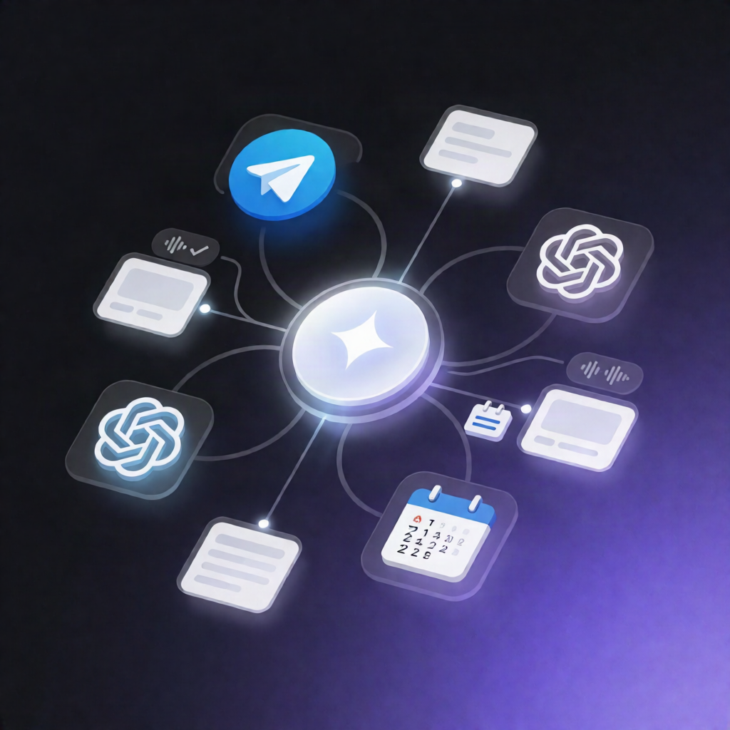 Telegram AI Calendar Assistant for Google Calendar (Voice & Text)