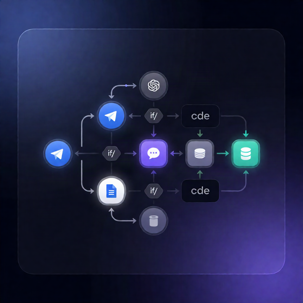 Telegram Knowledge Base Bot (n8n) with OpenRouter + Supabase