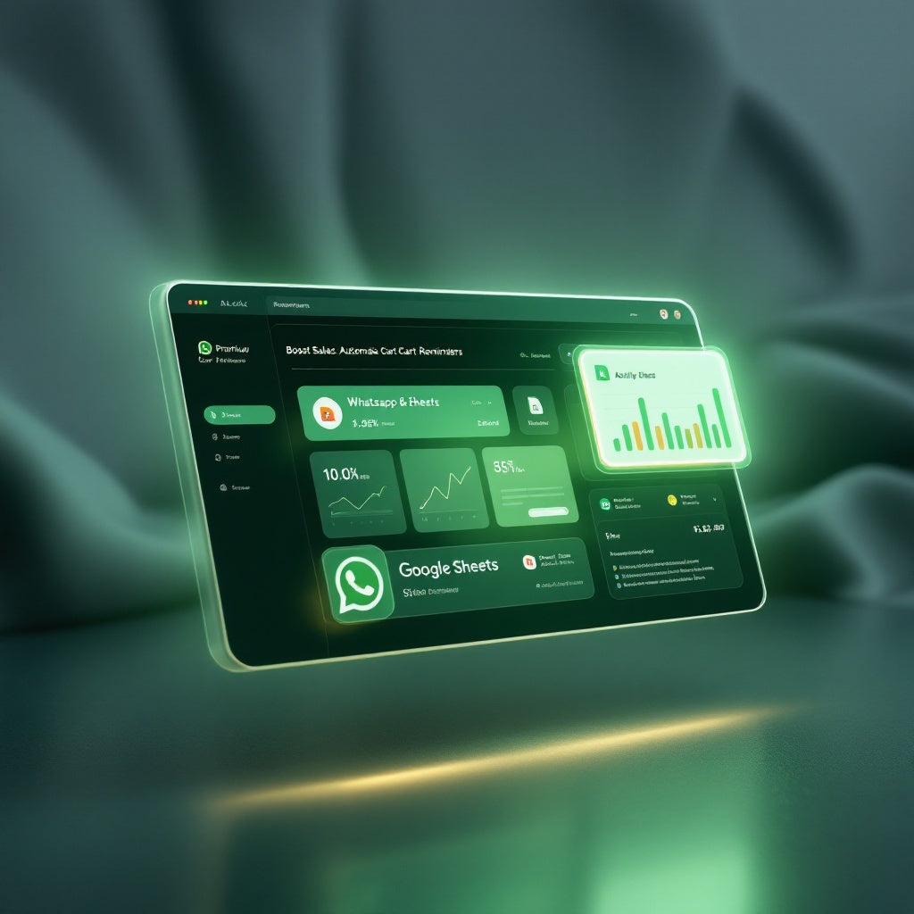 Boost Sales: Automate Cart Reminders via WhatsApp & Sheets