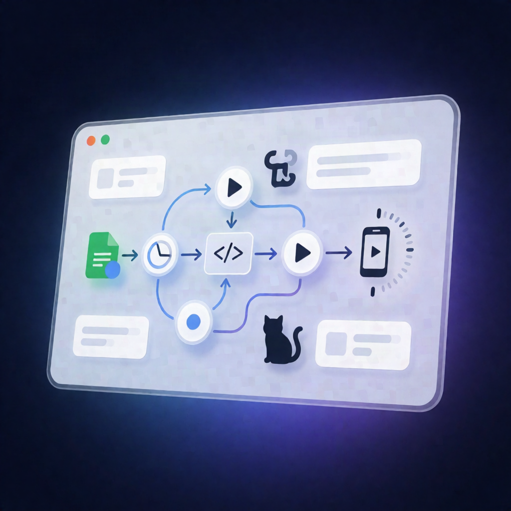 Zvid n8n Workflow: Event Countdown Videos from Google Sheets