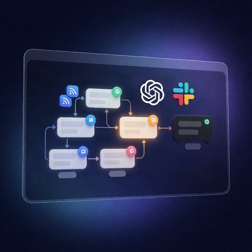 AI Music Weekly Digest Workflow (RSS→OpenAI→Slack) in n8n