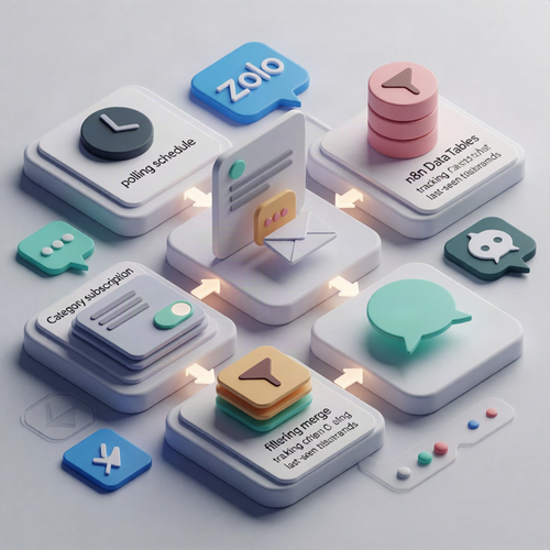 Zoho Community Announcements to Zoho Cliq (n8n) w/ Sub Control