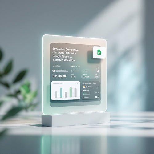 Streamline Company Data with Google Sheets & SerpAPI Workflow