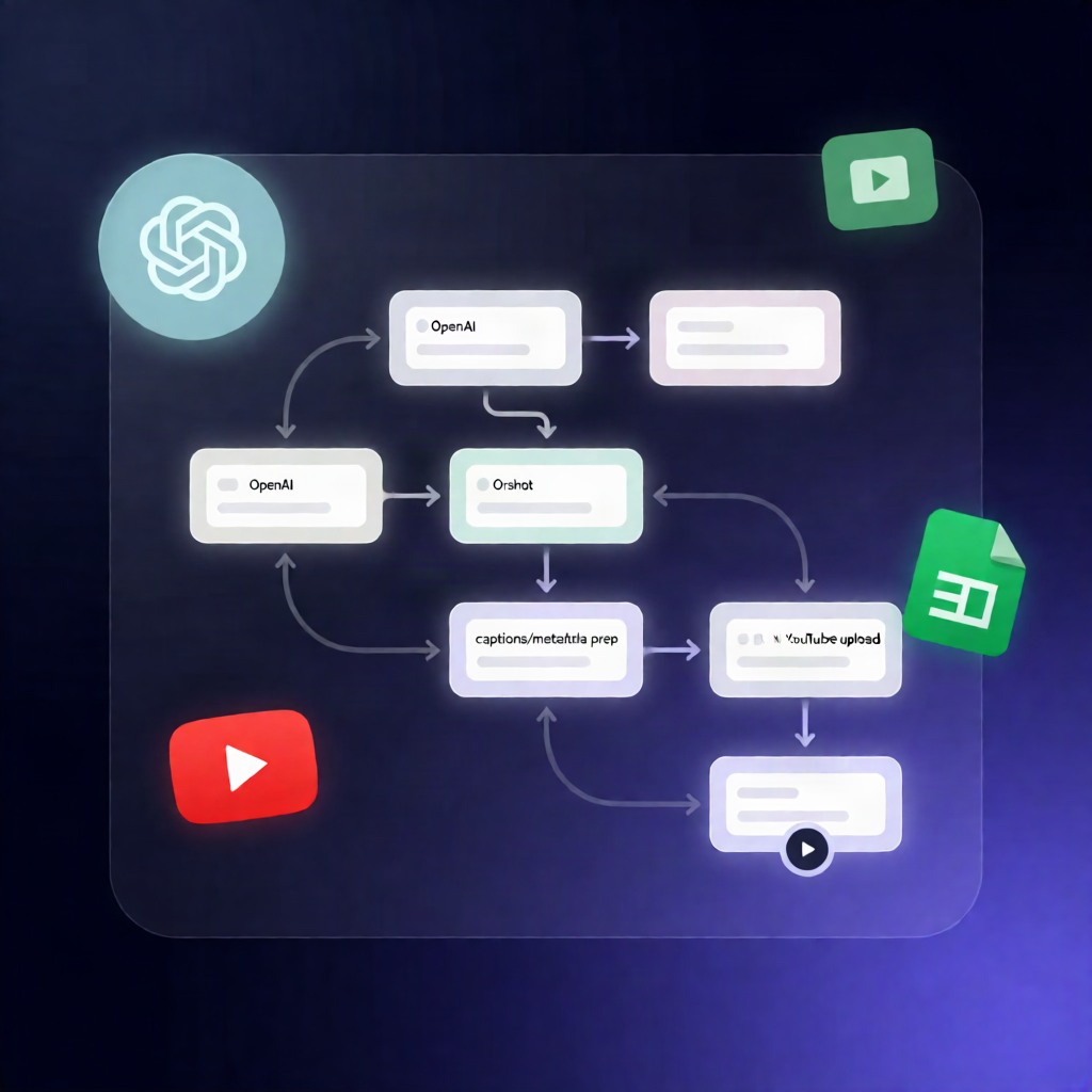 Faceless YouTube Shorts Automation: OpenAI + Orshot (n8n)