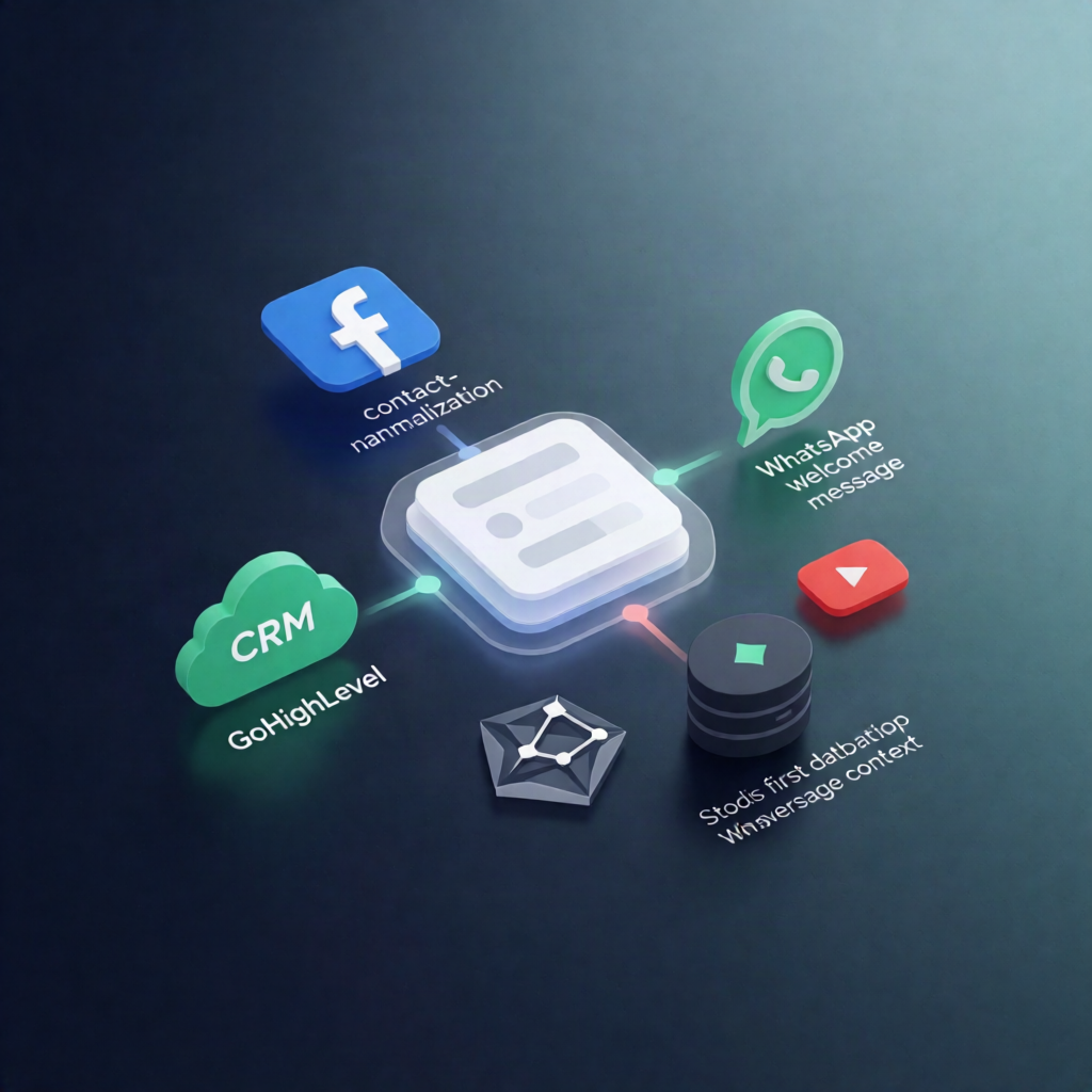 Facebook Lead Ads to WhatsApp with GoHighLevel, Redis & Gemini
