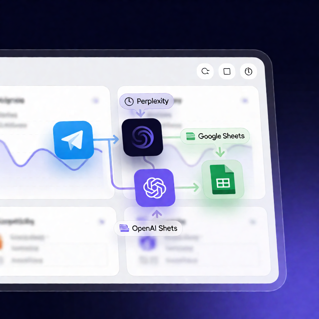 Automated AI News Digest in Telegram with Perplexity Sonar Pro