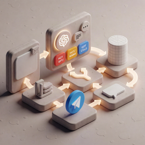 n8n Lead Scoring Workflow: OpenAI HOT Alerts via Telegram