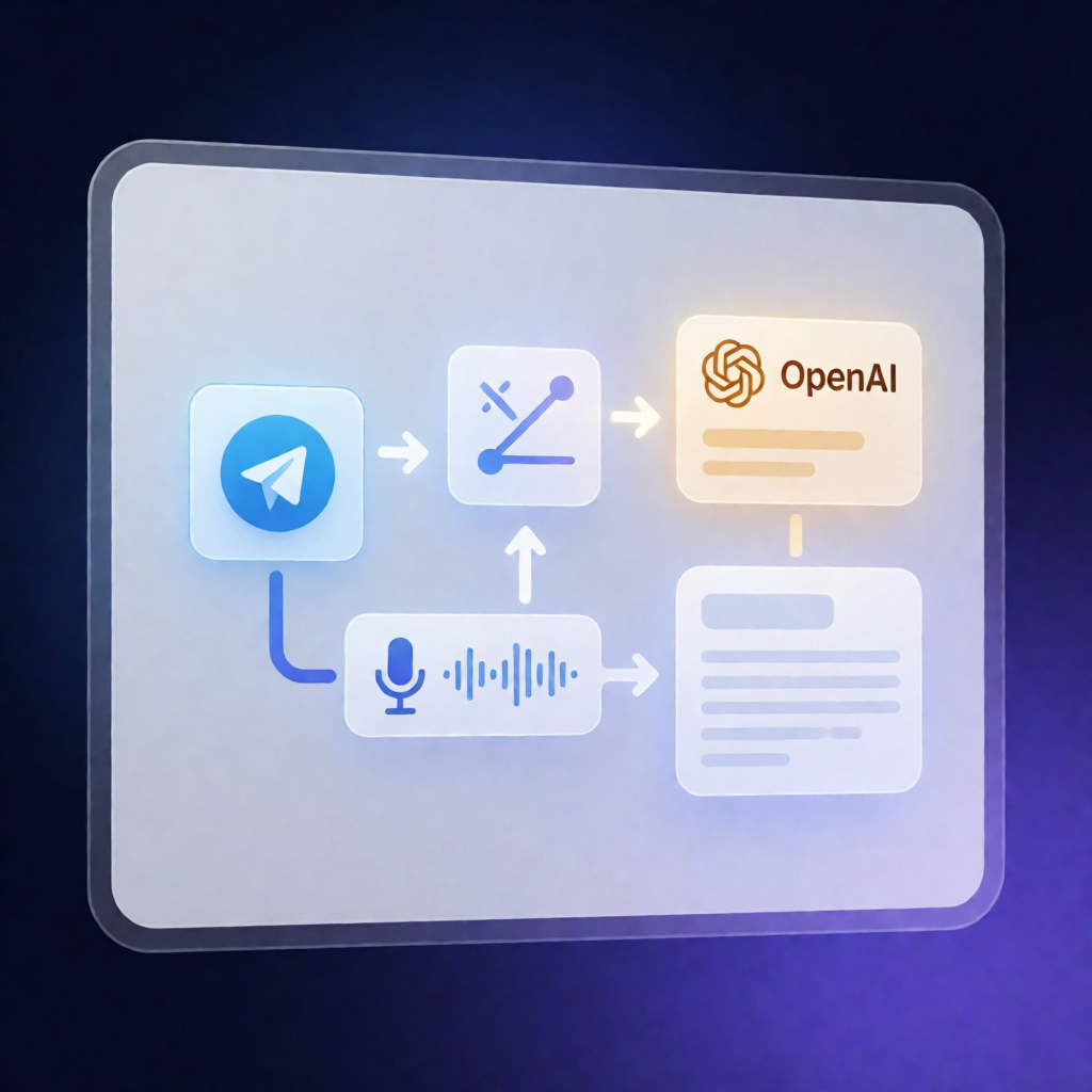 n8n Telegram Workflow: Transcribe Voice with Whisper-1