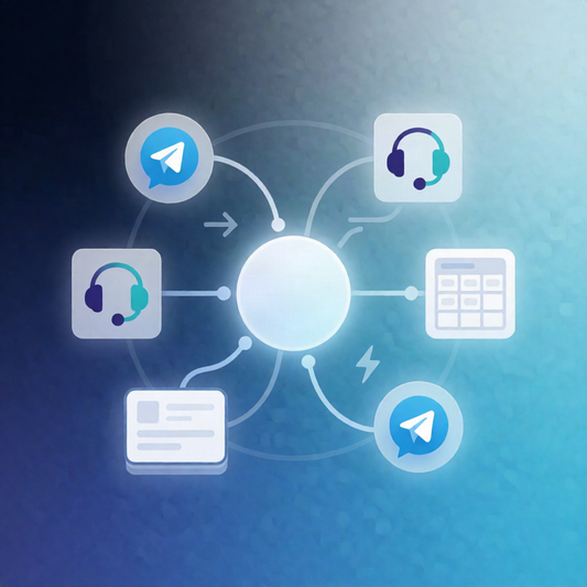 Sync Telegram & Zoho Desk Two-Way Chat via n8n Workflow