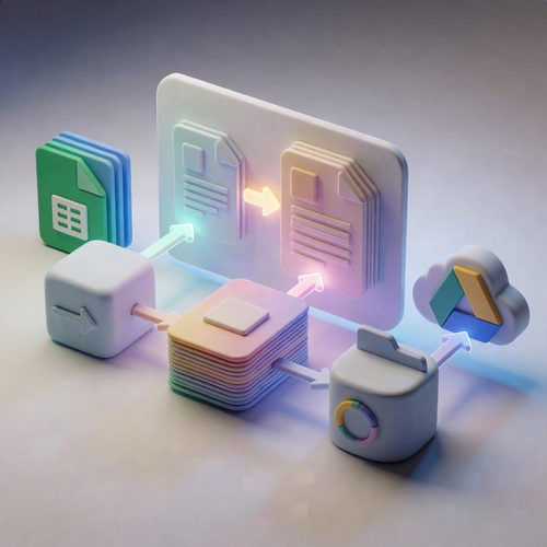 n8n Workflow: Google Sheets to ShipPDF Datasheets + Drive