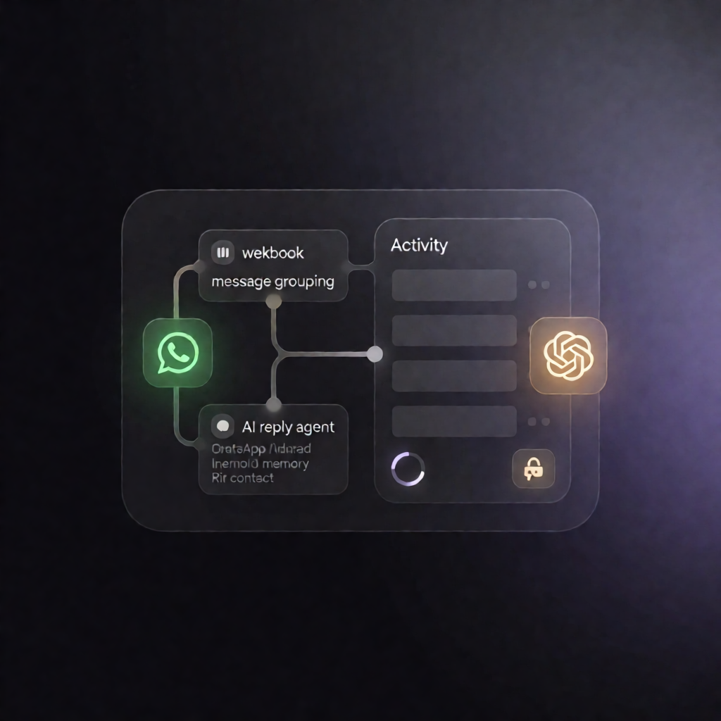 n8n WhatsApp Webhook AI Reply: Wafly + OpenAI Agent