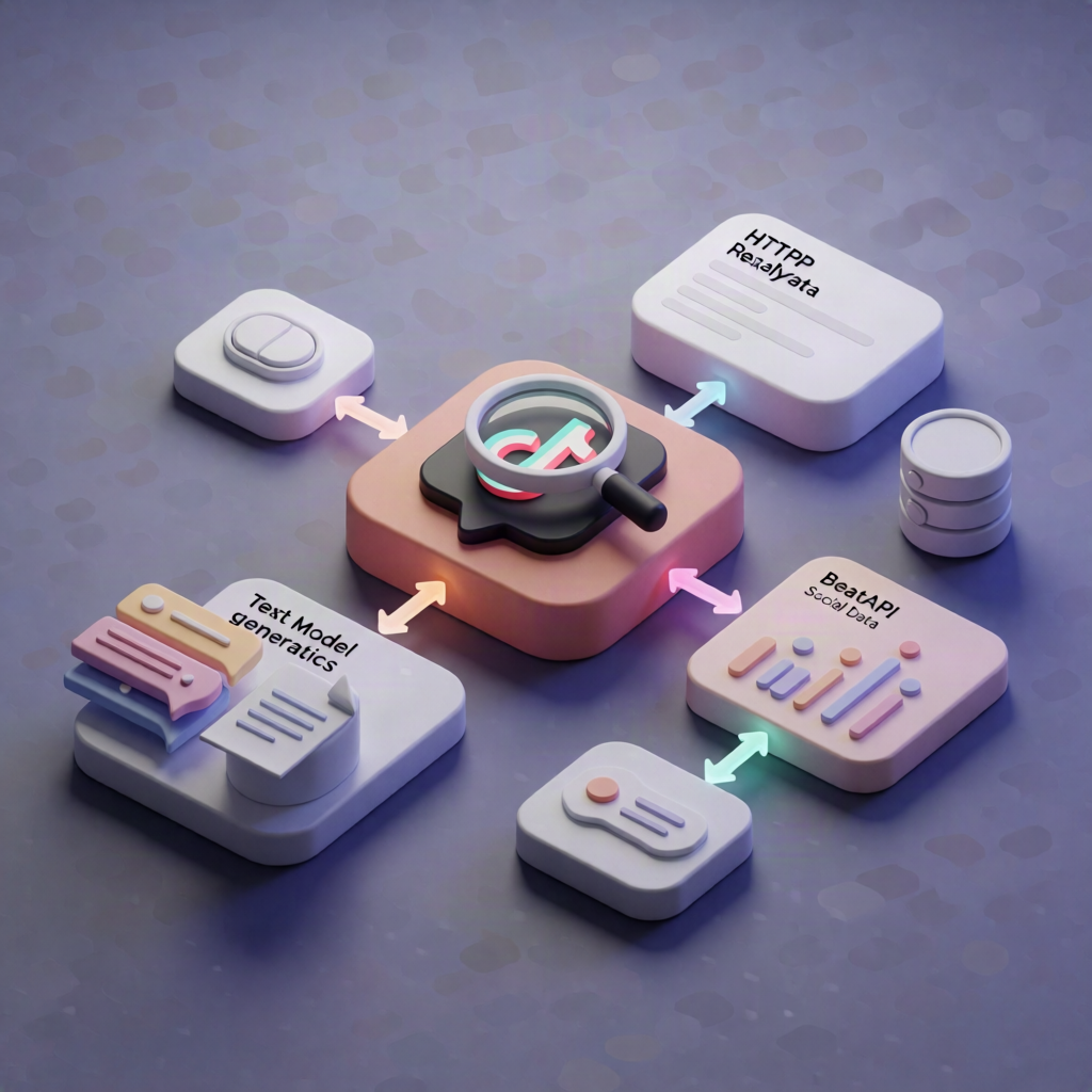 N8N TikTok Keyword Video Briefs with BeatAPI Social Data