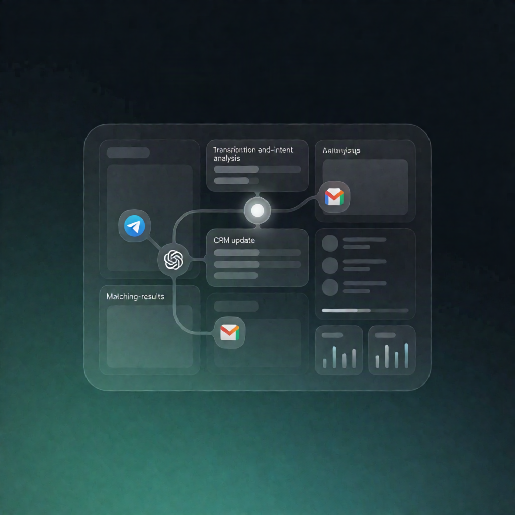 Telegram Voice Note Real Estate Follow-Up with OpenAI, GHL & Gmail