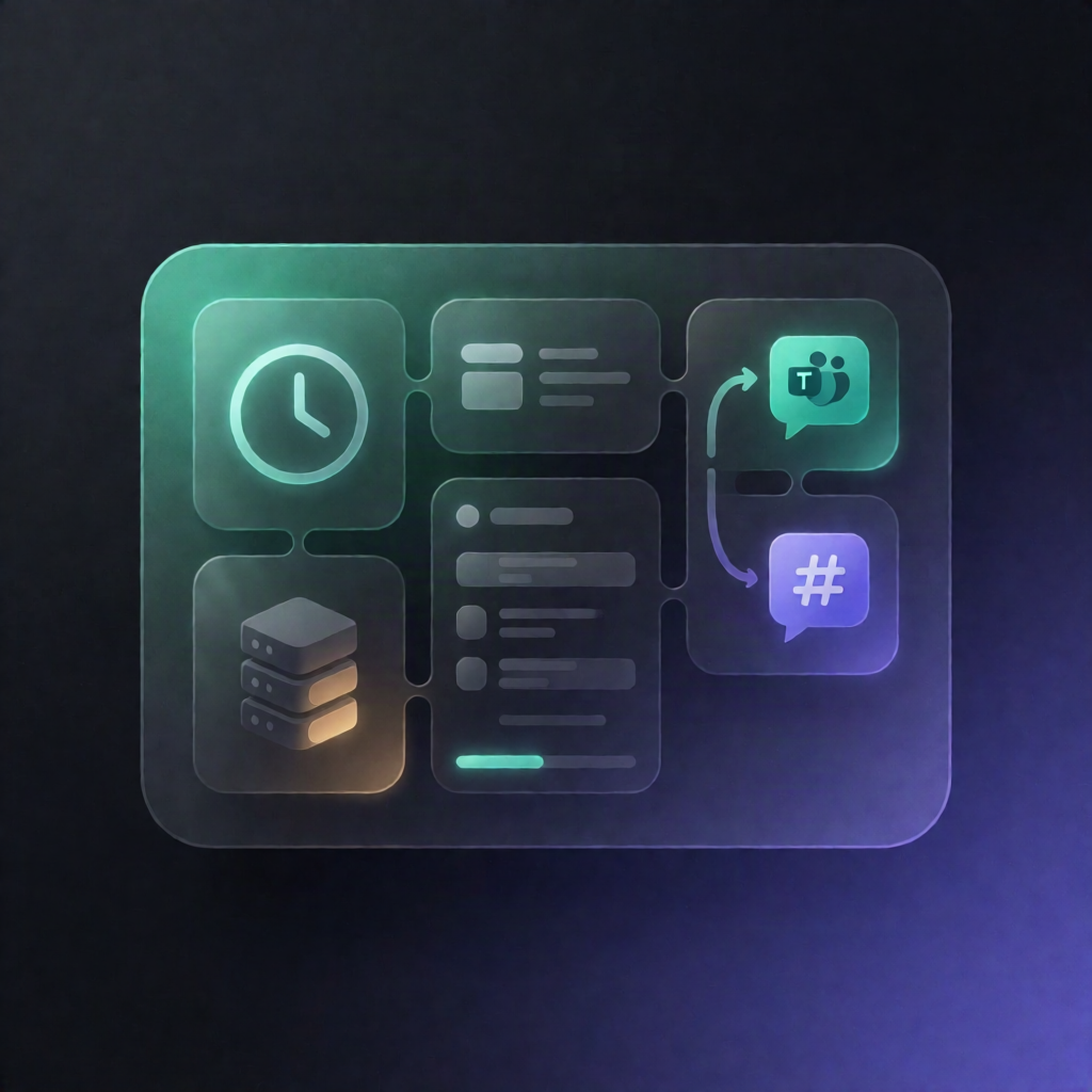 n8n Workflow: Schedule AWS ECS Office Hours + Teams Alerts