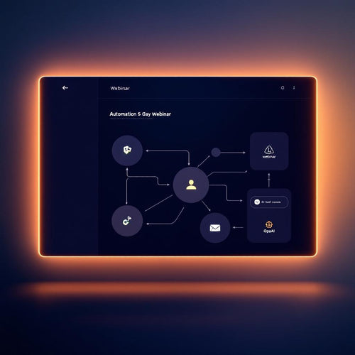 Automate 5-Day Email Courses from Webinars with AI & n8n