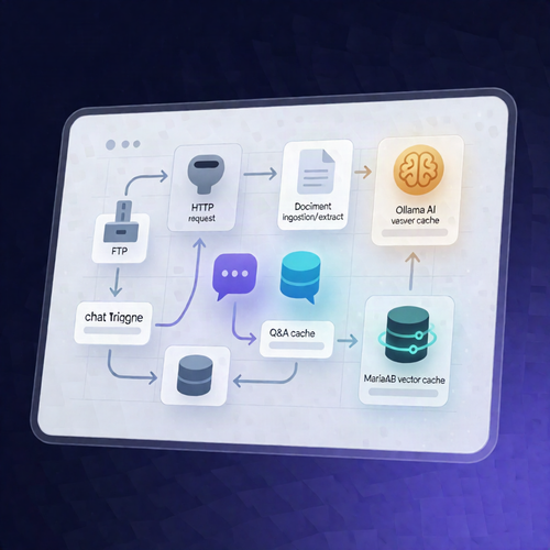 Chat with Local Documents in n8n: Ollama + MariaDB Vector Cache