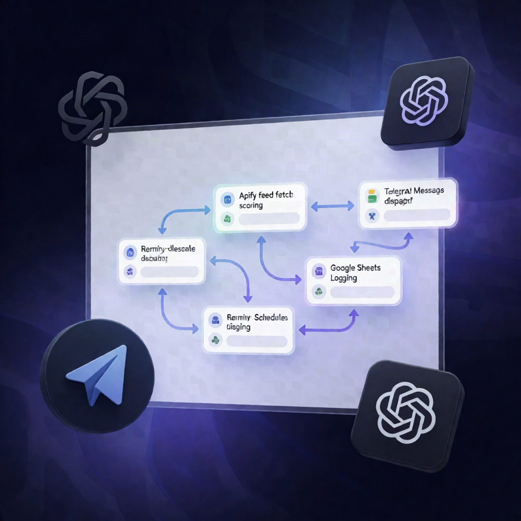 n8n Workflow: Score Journalist Requests with Apify, OpenAI & Telegram