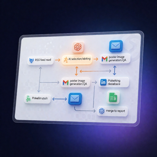 n8n Workflow: Publish LinkedIn AI Ops Posts from RSS