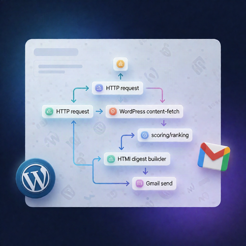 n8n Workflow: Audit Stale WordPress Posts & Gmail Digests