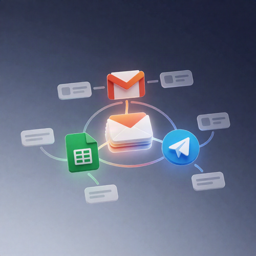 Gmail Invoice Attachments to Google Sheets (n8n) + Telegram Alerts