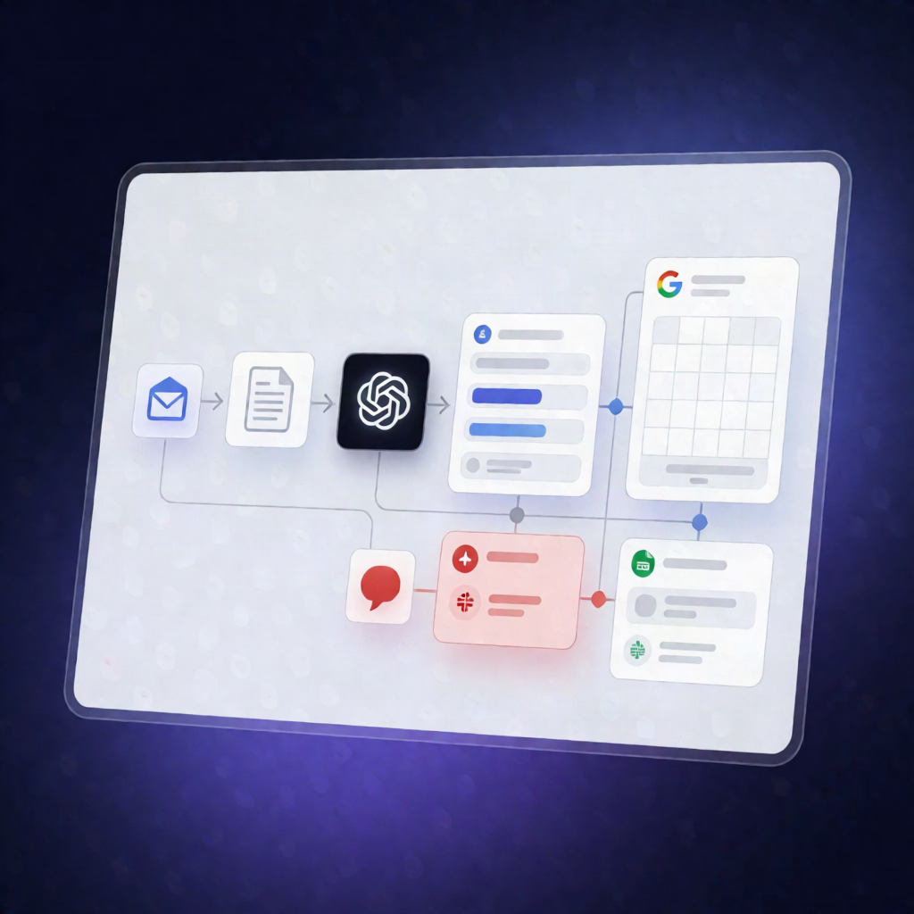 Gmail PDF Table Extract to Google Sheets (OpenAI + Slack) - n8n