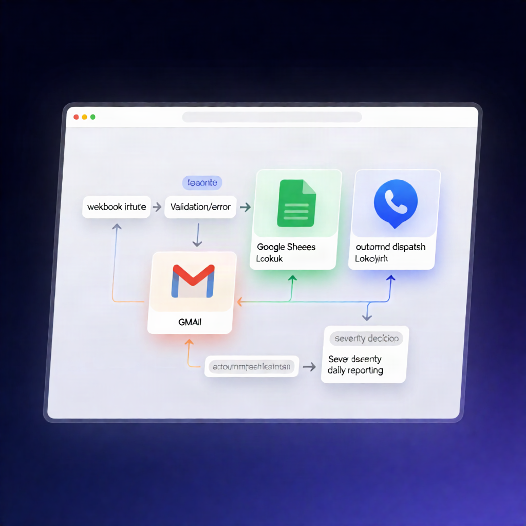 Cold-Chain Incident Dispatch with n8n: Twilio, Sheets & Gmail