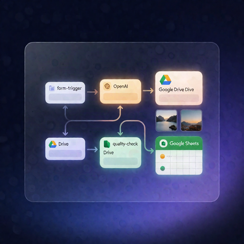 YouTube Thumbnail Generator Workflow (n8n) w/ OpenAI & Drive