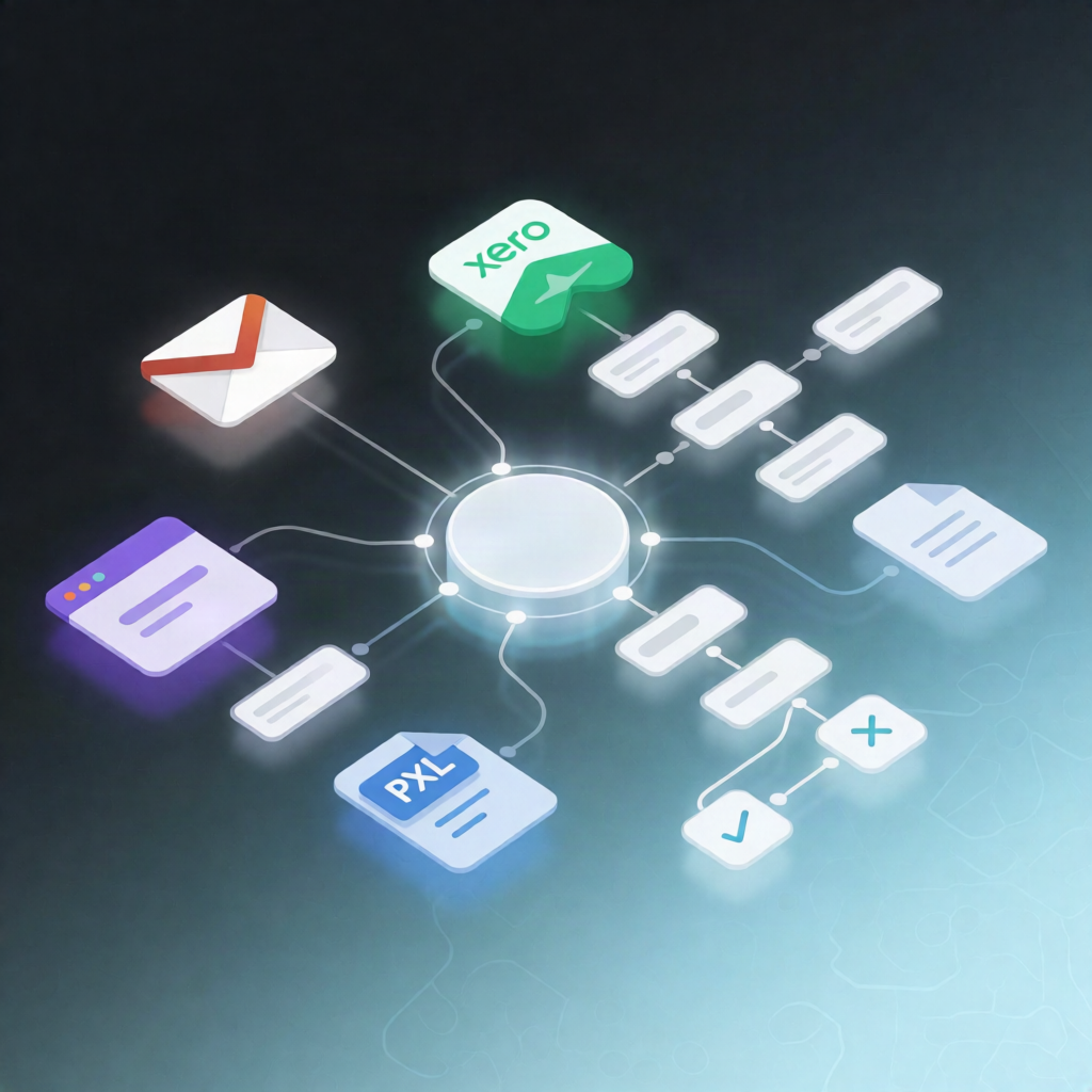 Send German e-Invoices from Gmail to Xero Draft Bills (n8n)