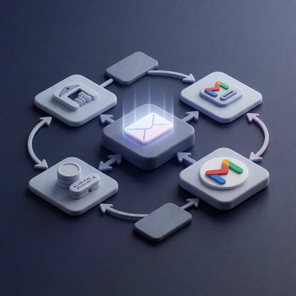 n8n Workflow: Send Click & Collect Ready Emails (Gmail, EN/DE) from fulfillmenttools