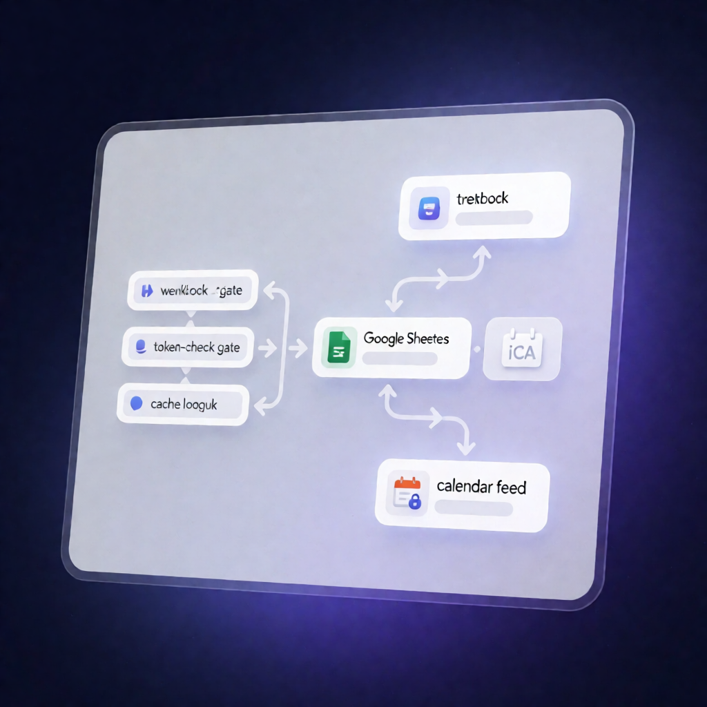 Google Sheets to Live iCal Feed for Google, Apple & Outlook