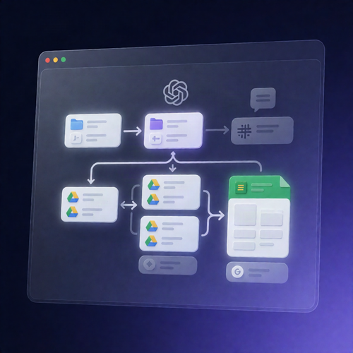 Google Drive File Categorization with OpenAI + Sheet Logs